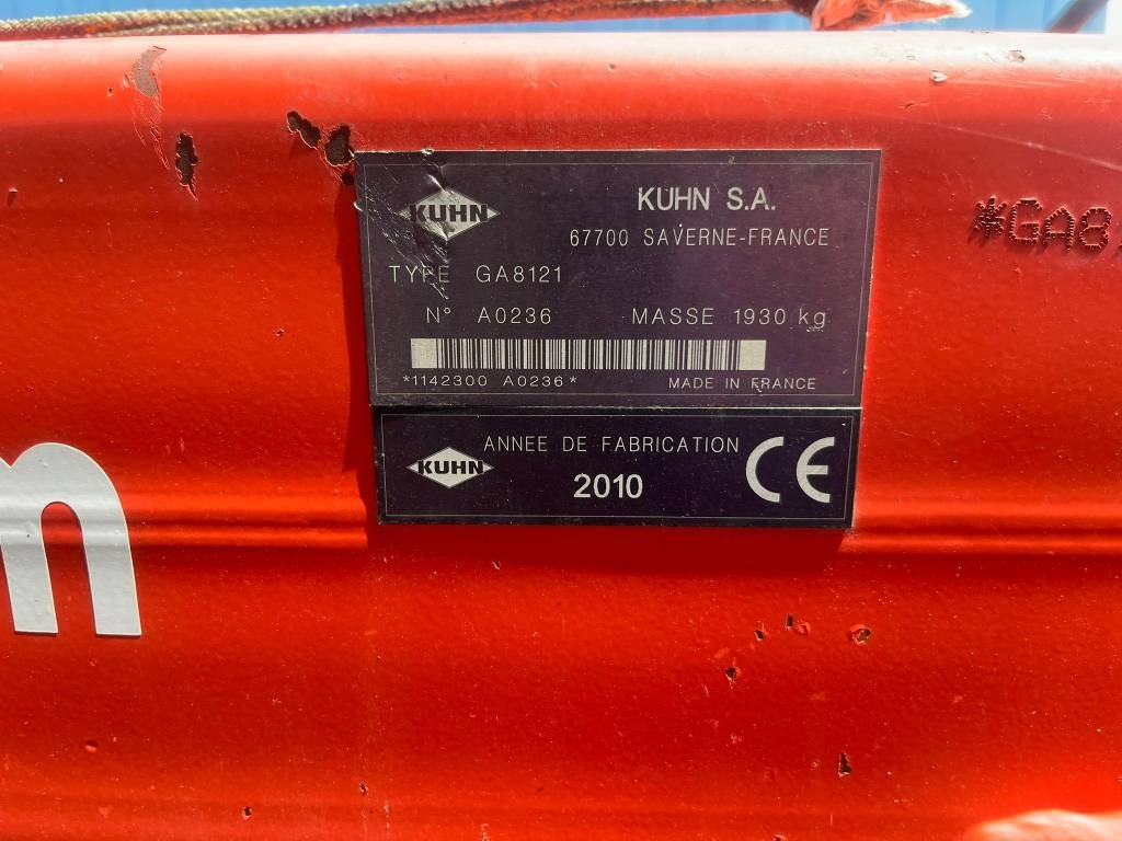 Kuhn GA 8121 - Tedder/ Rake: picture 5 Kuhn GA 8121 - Tedder/ Rake: picture 5