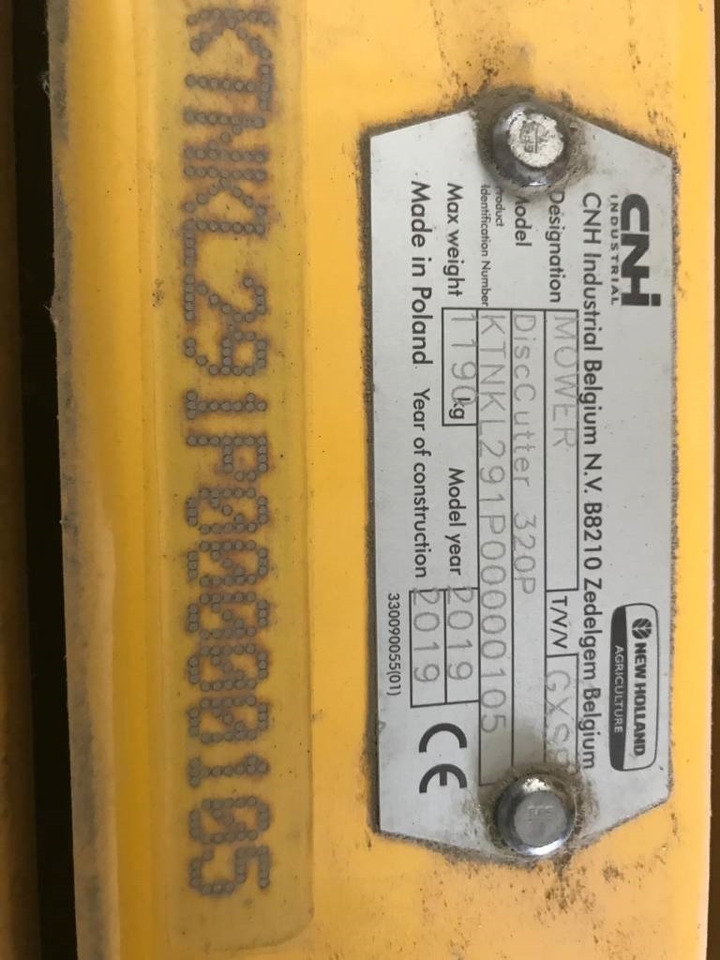 New Holland DISCOCUTTER 320 P - Mower: picture 2 New Holland DISCOCUTTER 320 P - Mower: picture 2