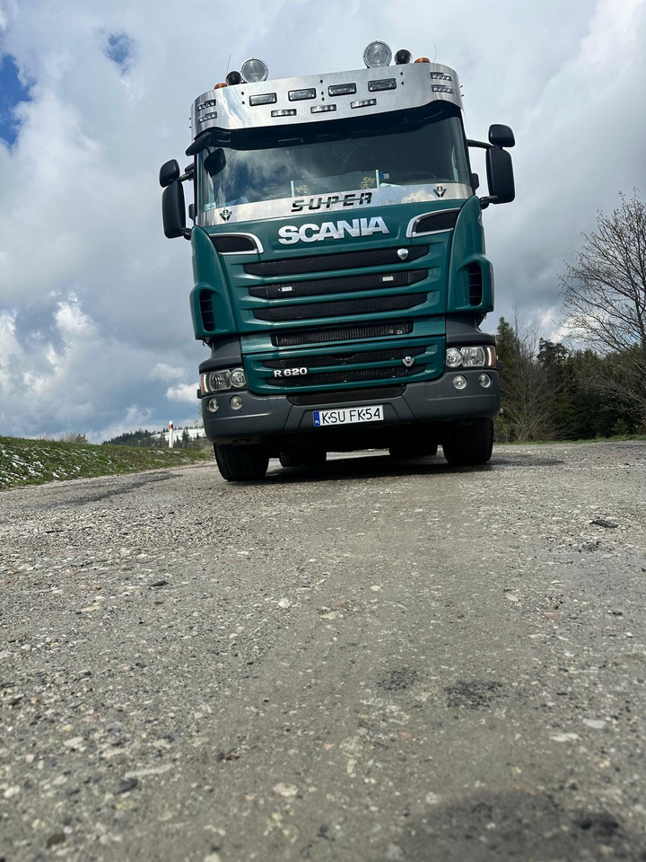 SCANIA R620 - Timber truck, Crane truck: picture 1 SCANIA R620 - Timber truck, Crane truck: picture 1