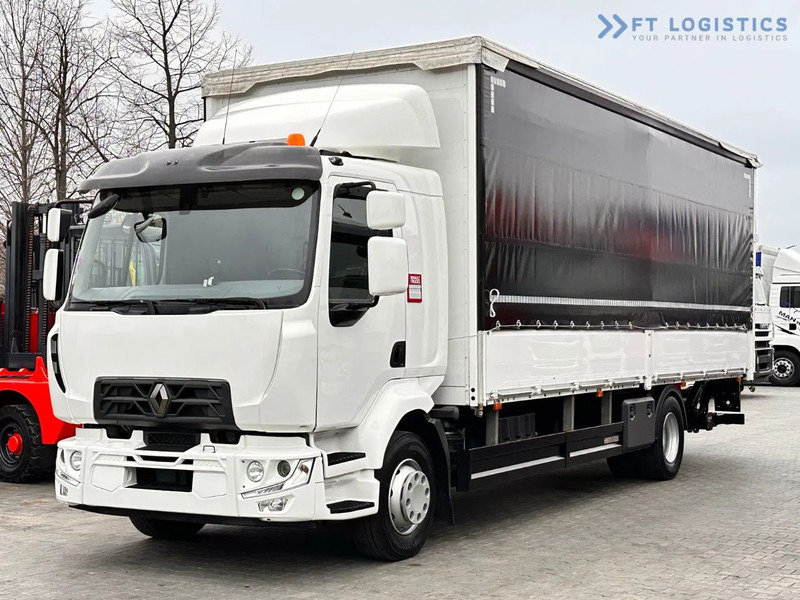 Renault Midlum 250 Renault D 250 / AUTOMATIC / 4X2 / 18 PALLETS / TAIL LIFT / SIDE BOARDS / curtainsider truck - Curtain side truck: picture 2 Renault Midlum 250 Renault D 250 / AUTOMATIC / 4X2 / 18 PALLETS / TAIL LIFT / SIDE BOARDS / curtainsider truck - Curtain side truck: picture 2