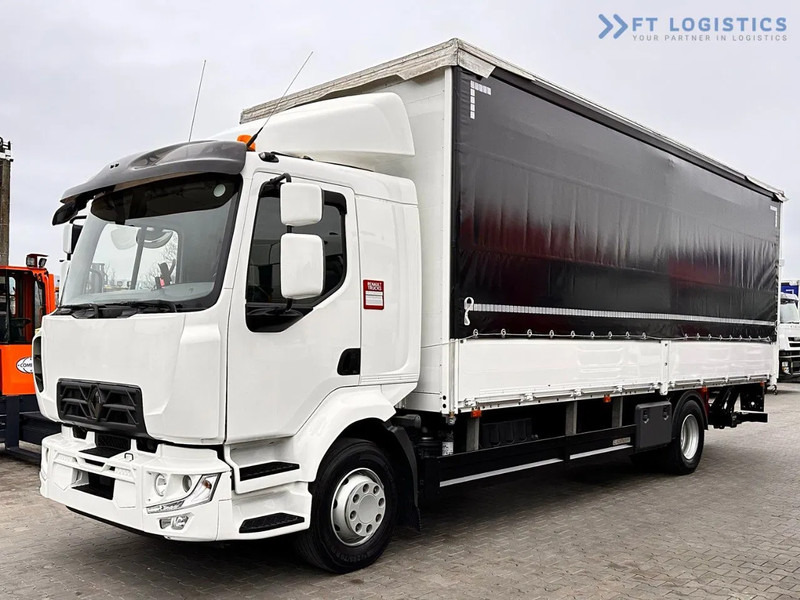 Renault Midlum 250 Renault D 250 / AUTOMATIC / 4X2 / 18 PALLETS / TAIL LIFT / SIDE BOARDS / curtainsider truck - Curtain side truck: picture 1 Renault Midlum 250 Renault D 250 / AUTOMATIC / 4X2 / 18 PALLETS / TAIL LIFT / SIDE BOARDS / curtainsider truck - Curtain side truck: picture 1