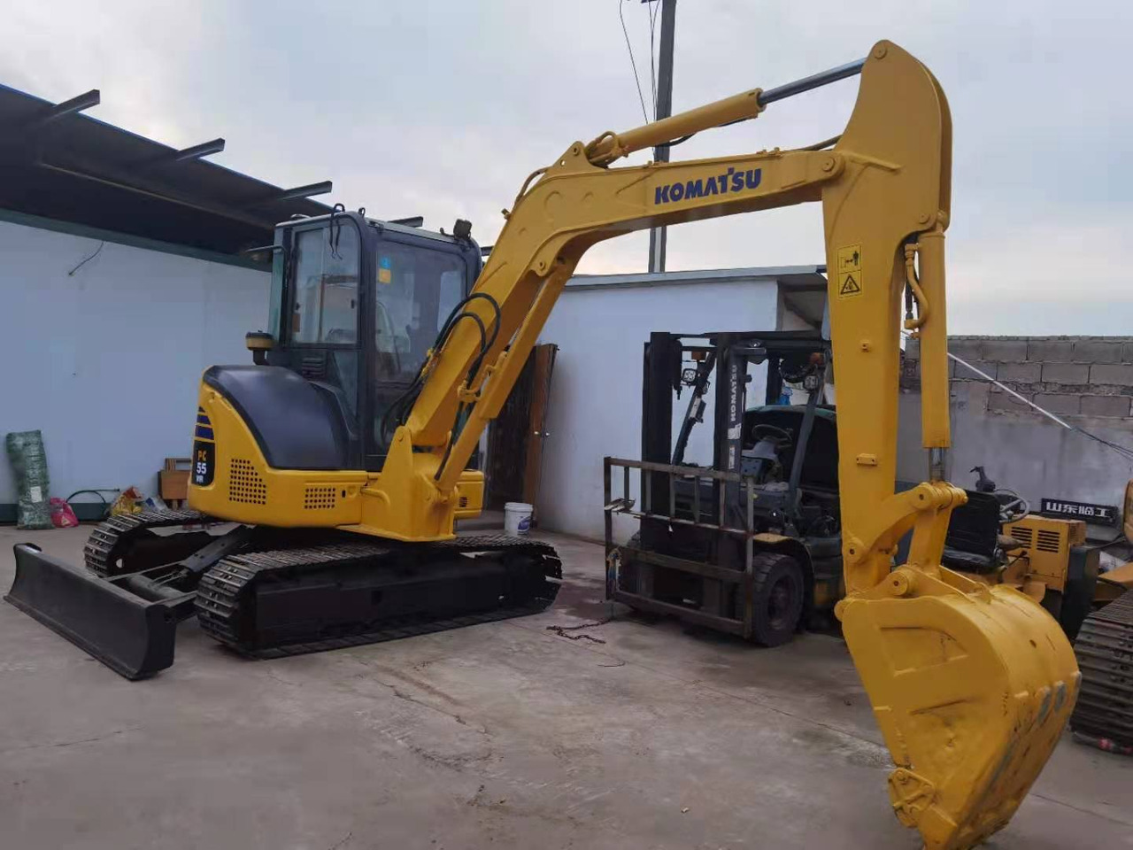 KOMATSU PC55 - Crawler excavator: picture 3 KOMATSU PC55 - Crawler excavator: picture 3