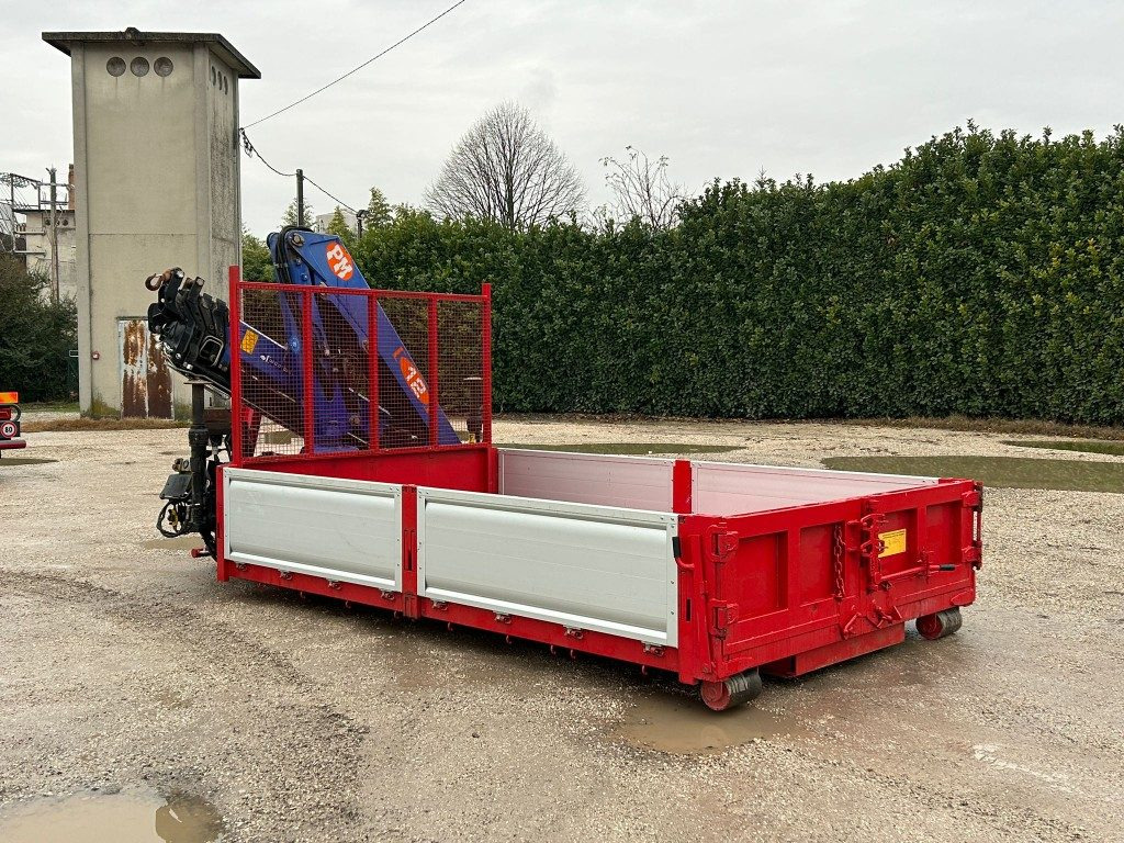 New Roll-off container CONTAINER SCARRABILE NUOVO A PIANALE CON GRU: picture 6