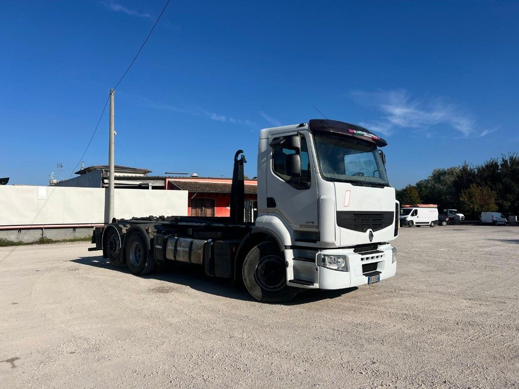 RENAULT PREMIUM 450 SCARRABILE FULL PNEUMATICO - Hook lift truck: picture 3 RENAULT PREMIUM 450 SCARRABILE FULL PNEUMATICO - Hook lift truck: picture 3