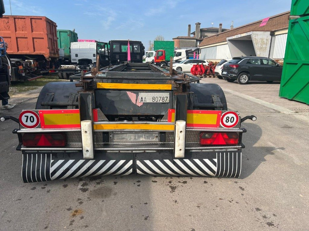 ZORZI RIMORCHIO ZORZI 20R075 SCARRABILE PNEUMATICO - Roll-off/ Skip trailer: picture 2 ZORZI RIMORCHIO ZORZI 20R075 SCARRABILE PNEUMATICO - Roll-off/ Skip trailer: picture 2