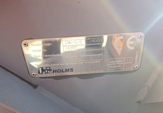 Holms 300/ 2,5m - Broom for Construction machinery: picture 4 Holms 300/ 2,5m - Broom for Construction machinery: picture 4