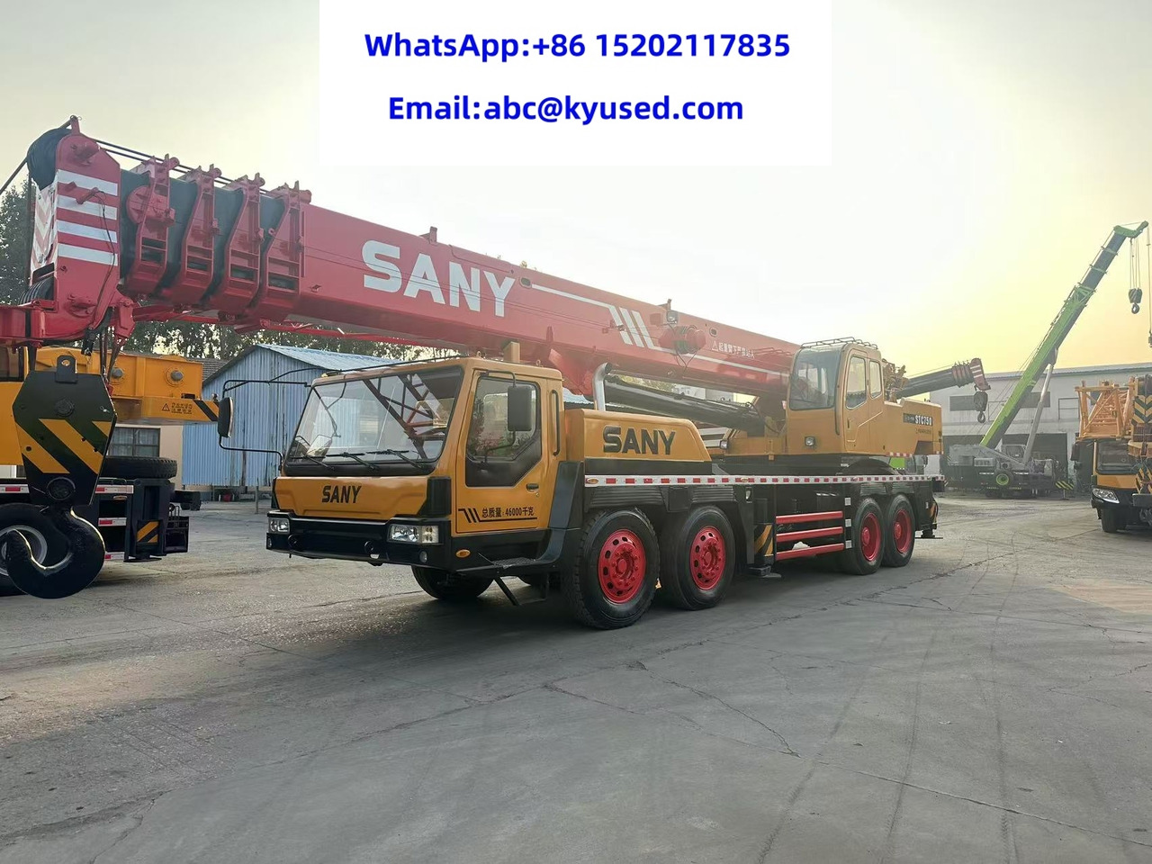 SANY STC750 STC800 STC900 STC1000 STC1100 STC1300 75T 80T 90T 100T 110T 130TON - Mobile crane: picture 1 SANY STC750 STC800 STC900 STC1000 STC1100 STC1300 75T 80T 90T 100T 110T 130TON - Mobile crane: picture 1