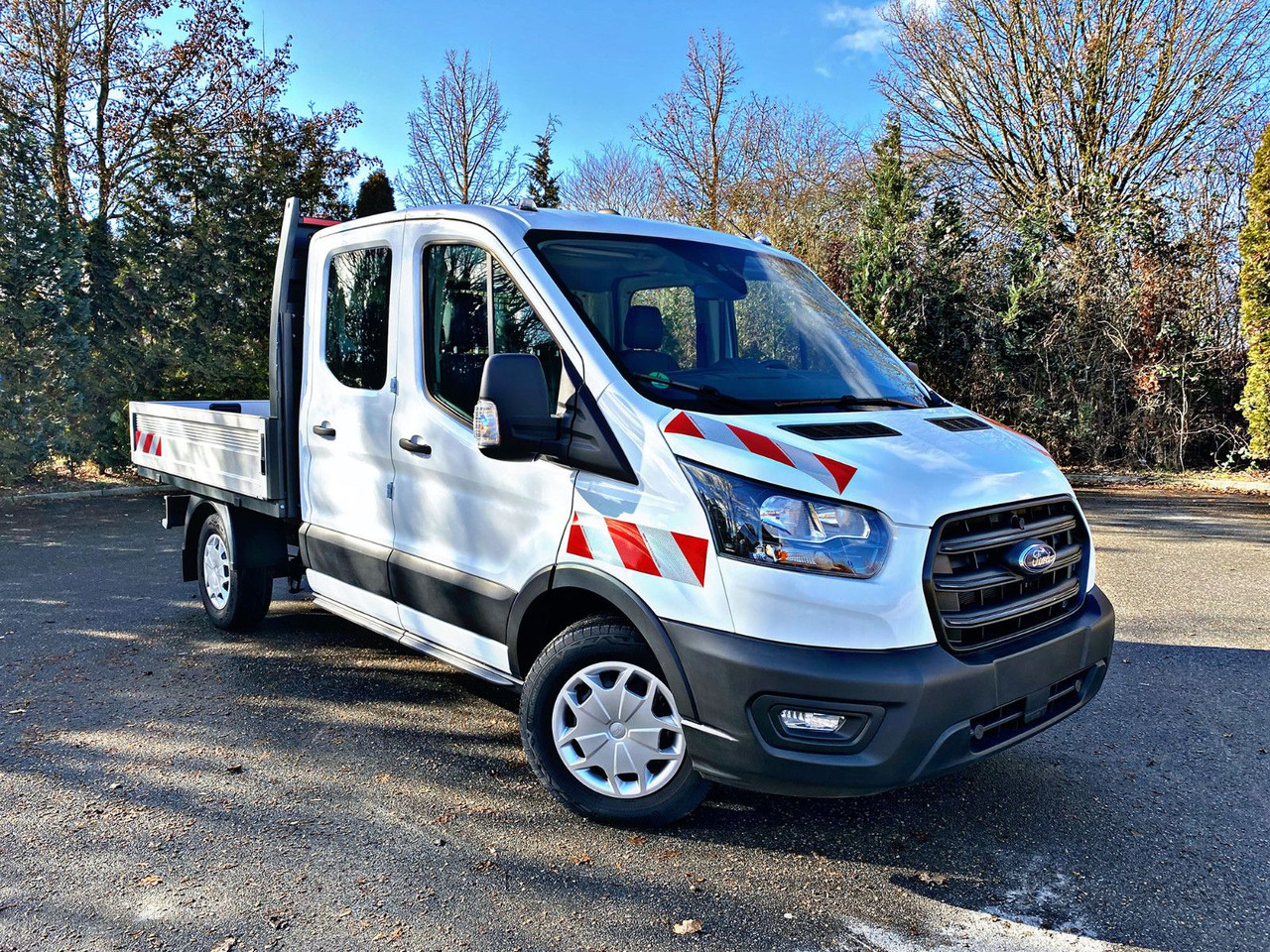 Ford Pritsche 350L2 DoKa|Trend|Garantie bis 08.27|19% - Open body delivery van, Crew cab van: picture 1 Ford Pritsche 350L2 DoKa|Trend|Garantie bis 08.27|19% - Open body delivery van, Crew cab van: picture 1