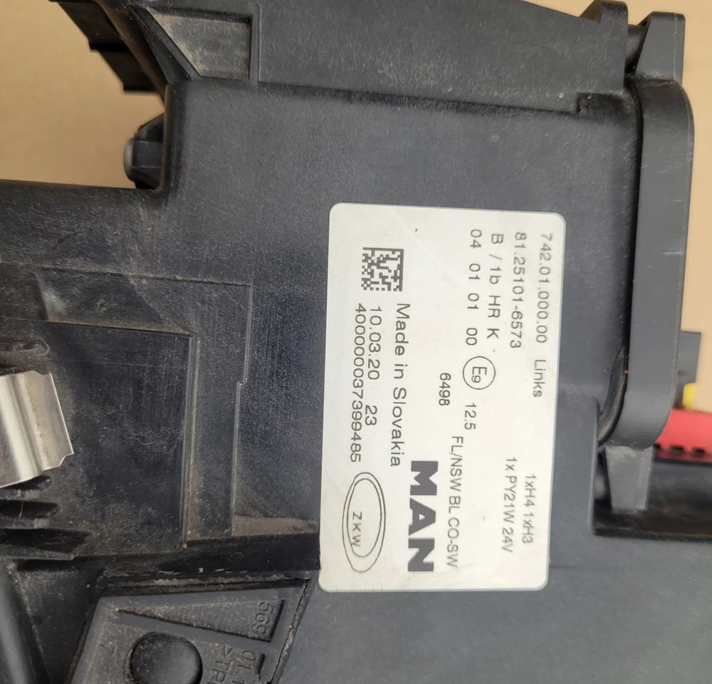 HALOGEN LEWY MAN TGL E6 ORYGINAL 81.25101-6573 CHWALIM116 - Lights/ Lighting for Truck: picture 4 HALOGEN LEWY MAN TGL E6 ORYGINAL 81.25101-6573 CHWALIM116 - Lights/ Lighting for Truck: picture 4