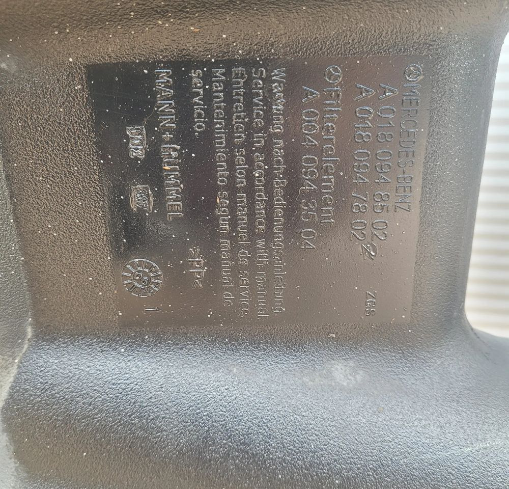 OBUDOWA FILTRA POWIETRZA MERCEDES ACTROS A0180948502 CHWALIM116 - Air filter for Truck: picture 3 OBUDOWA FILTRA POWIETRZA MERCEDES ACTROS A0180948502 CHWALIM116 - Air filter for Truck: picture 3