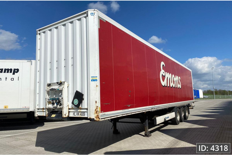 Krone SD / BPW Drum / Double stock - Closed box semi-trailer: picture 1 Krone SD / BPW Drum / Double stock - Closed box semi-trailer: picture 1