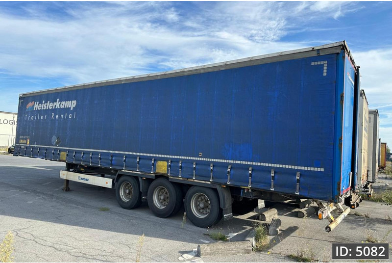 Krone SD / Drum brakes / Huckepack - Curtainsider semi-trailer: picture 2 Krone SD / Drum brakes / Huckepack - Curtainsider semi-trailer: picture 2