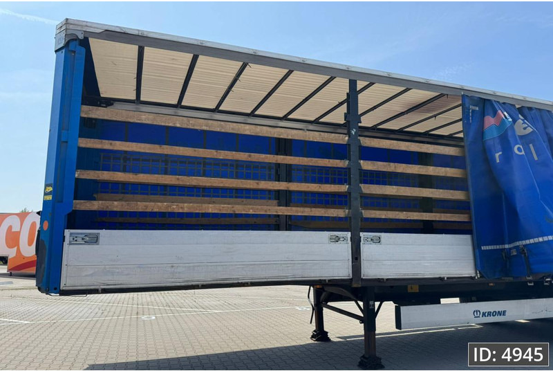 Krone SD / Sideboards / Drum brakes / DHOLLANDIA 2000KG - Curtainsider semi-trailer: picture 2 Krone SD / Sideboards / Drum brakes / DHOLLANDIA 2000KG - Curtainsider semi-trailer: picture 2