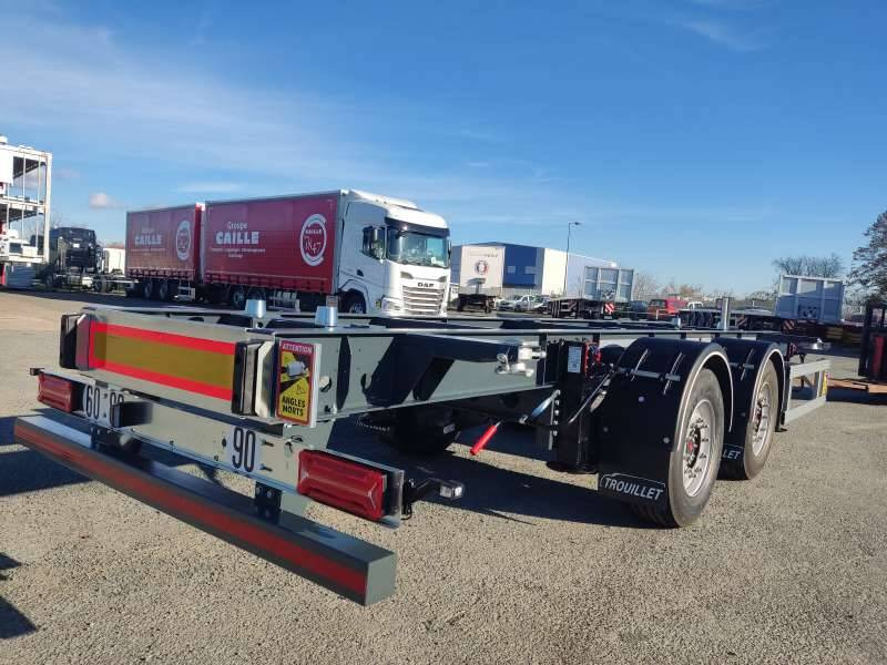 Remorque 2 Essieux 19T PORTE CAISSE MOBILE - Container transporter/ Swap body trailer: picture 3 Remorque 2 Essieux 19T PORTE CAISSE MOBILE - Container transporter/ Swap body trailer: picture 3
