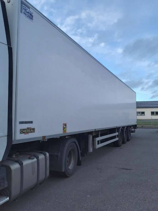 Semi-remorque 3 Essieux 38 TONNES HAYON CAISSE CHEREAU GROUPE THERMOKING SLXI SPECTRUM - Refrigerated semi-trailer: picture 1 Semi-remorque 3 Essieux 38 TONNES HAYON CAISSE CHEREAU GROUPE THERMOKING SLXI SPECTRUM - Refrigerated semi-trailer: picture 1