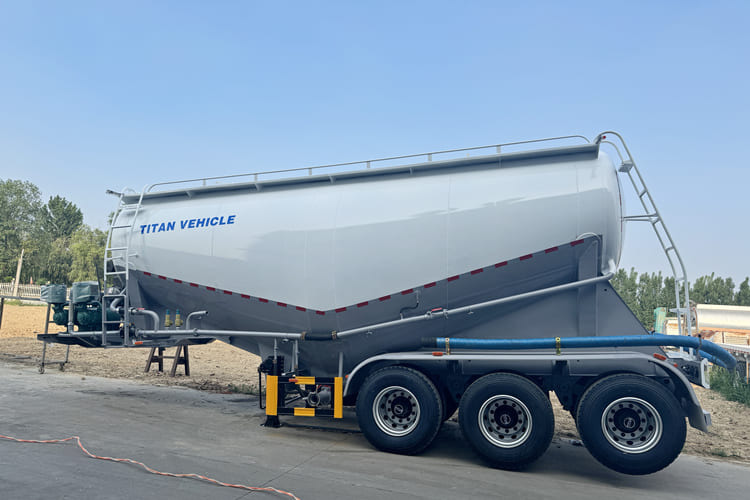 TITAH Bulk Cement Tank Trailer for Slae in Guyana - Tanker semi-trailer: picture 3 TITAH Bulk Cement Tank Trailer for Slae in Guyana - Tanker semi-trailer: picture 3