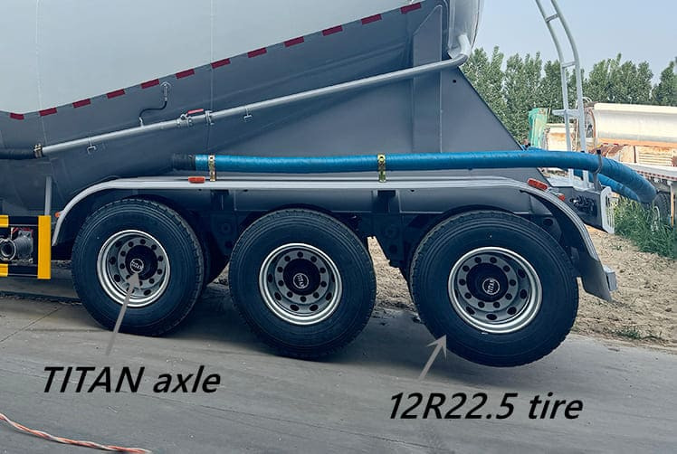TITAH Bulk Cement Tank Trailer for Slae in Guyana - Tanker semi-trailer: picture 4 TITAH Bulk Cement Tank Trailer for Slae in Guyana - Tanker semi-trailer: picture 4