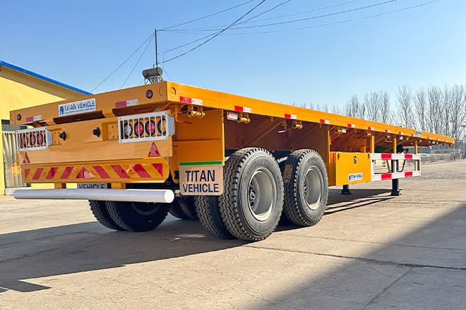 TITAN 2 Axle 40 Ft Flatbed Trailer for Sale in Uganda - Dropside/ Flatbed semi-trailer: picture 3 TITAN 2 Axle 40 Ft Flatbed Trailer for Sale in Uganda - Dropside/ Flatbed semi-trailer: picture 3
