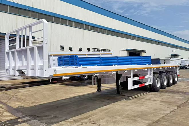 TITAN 4 Axle Flatbed Trailer for Sale Near Me in Libya - Dropside/ Flatbed semi-trailer: picture 1 TITAN 4 Axle Flatbed Trailer for Sale Near Me in Libya - Dropside/ Flatbed semi-trailer: picture 1