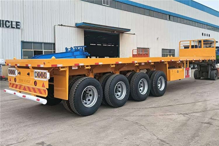 TITAN 4 Axle Flatbed Trailer for Sale Price In Senegal - Dropside/ Flatbed semi-trailer: picture 1 TITAN 4 Axle Flatbed Trailer for Sale Price In Senegal - Dropside/ Flatbed semi-trailer: picture 1