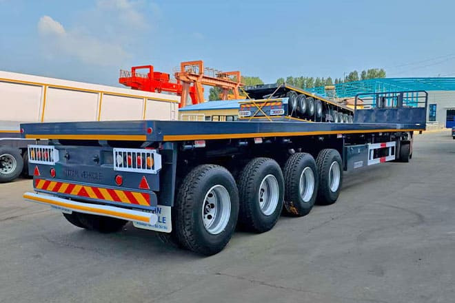 TITAN 4 Axle Flatbed Trailer for Sale in Zimbabwe - Dropside/ Flatbed semi-trailer: picture 2 TITAN 4 Axle Flatbed Trailer for Sale in Zimbabwe - Dropside/ Flatbed semi-trailer: picture 2