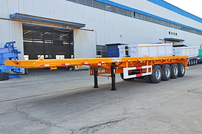 TITAN 4 Axle Heavy Duty Flatbed Trailer for Sale in Mali - Dropside/ Flatbed semi-trailer: picture 2 TITAN 4 Axle Heavy Duty Flatbed Trailer for Sale in Mali - Dropside/ Flatbed semi-trailer: picture 2