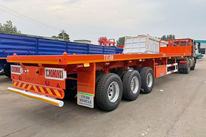 TITAN 40Ft Flatbed Trailer for Sale Price in Jamaica - Dropside/ Flatbed semi-trailer: picture 2 TITAN 40Ft Flatbed Trailer for Sale Price in Jamaica - Dropside/ Flatbed semi-trailer: picture 2