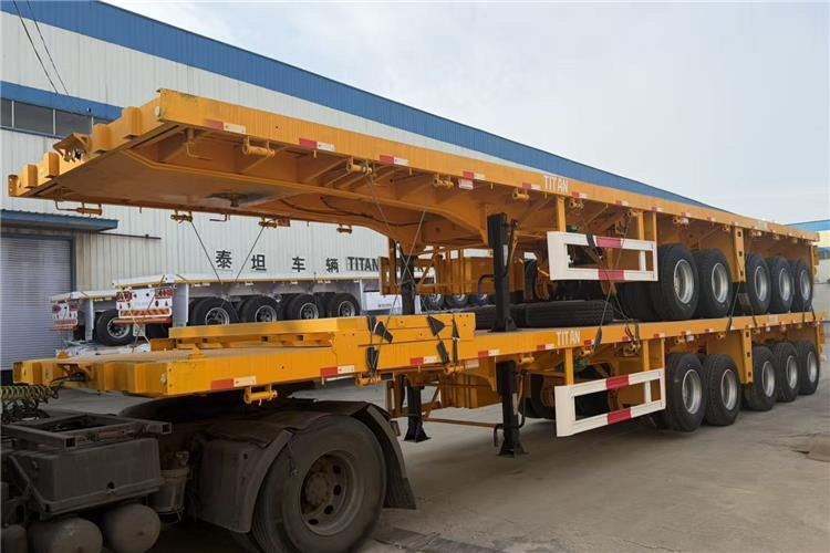 TITAN 5 Axle 13M Flatbed Trailer Price for Sale In Zimbabwe - Dropside/ Flatbed semi-trailer: picture 4 TITAN 5 Axle 13M Flatbed Trailer Price for Sale In Zimbabwe - Dropside/ Flatbed semi-trailer: picture 4