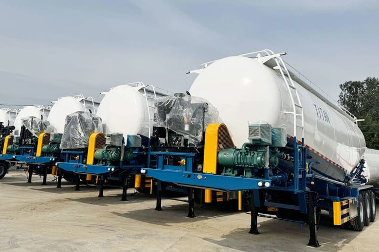 TITAN Bulk Cement Tanker Truck for Sale in Congo - Tanker semi-trailer: picture 2 TITAN Bulk Cement Tanker Truck for Sale in Congo - Tanker semi-trailer: picture 2