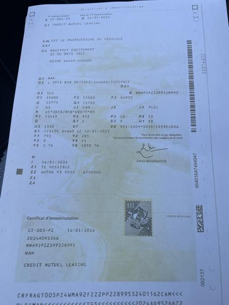 MAN TGS 35.480 - Curtain side truck: picture 5 MAN TGS 35.480 - Curtain side truck: picture 5