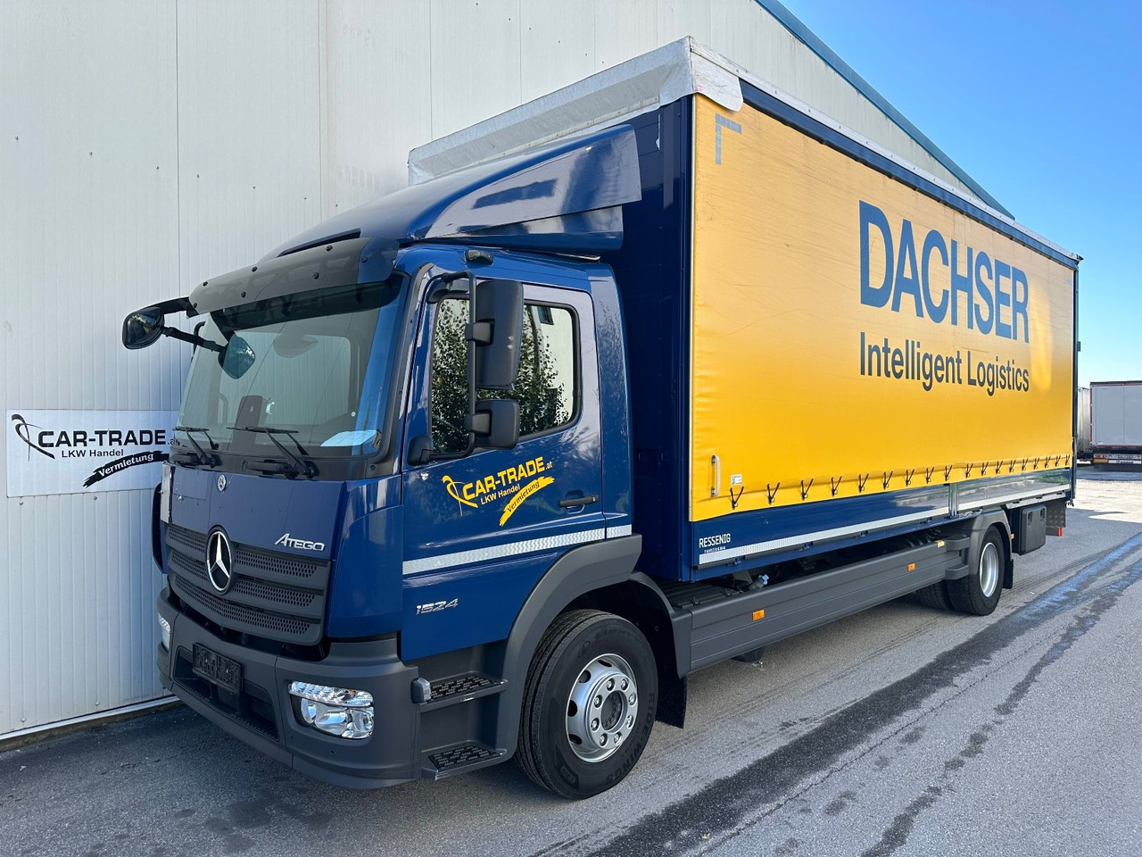 Mercedes-Benz Atego 1524 LBW - Curtain side truck: picture 1 Mercedes-Benz Atego 1524 LBW - Curtain side truck: picture 1