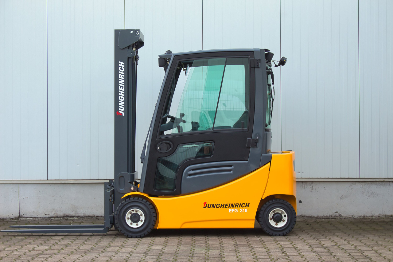 JUNGHEINRICH EFG316 Kabine Heizung Elektro 4-Rad - Electric forklift: picture 2 JUNGHEINRICH EFG316 Kabine Heizung Elektro 4-Rad - Electric forklift: picture 2