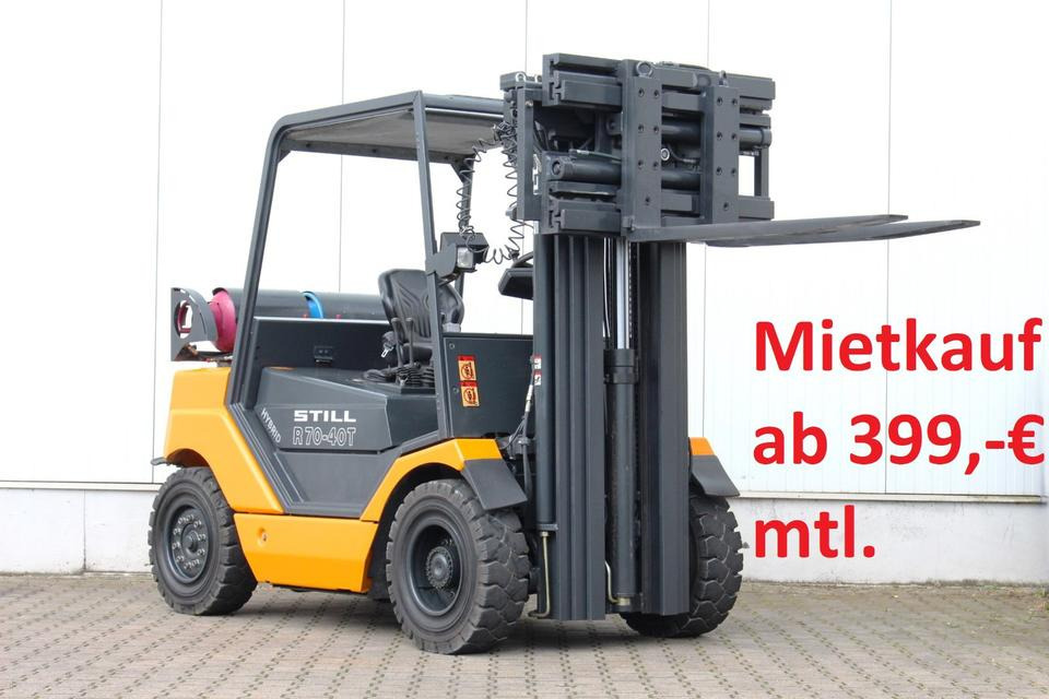 STILL R70-40T Gas Triplex 4t Klammergabel - LPG forklift: picture 1 STILL R70-40T Gas Triplex 4t Klammergabel - LPG forklift: picture 1
