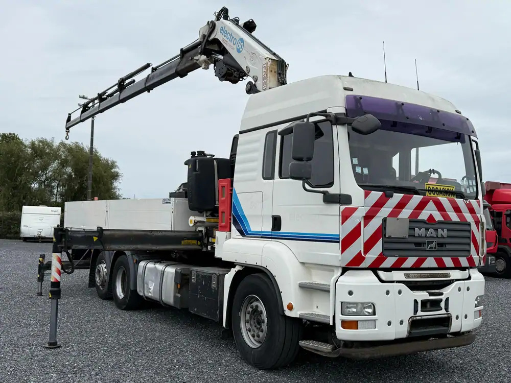 MAN TGA 26.400 *FASSI 31 TM*6EXTENSIONS*WINCH*REMOTE*BDF BOX - Dropside/ Flatbed truck, Crane truck: picture 2 MAN TGA 26.400 *FASSI 31 TM*6EXTENSIONS*WINCH*REMOTE*BDF BOX - Dropside/ Flatbed truck, Crane truck: picture 2