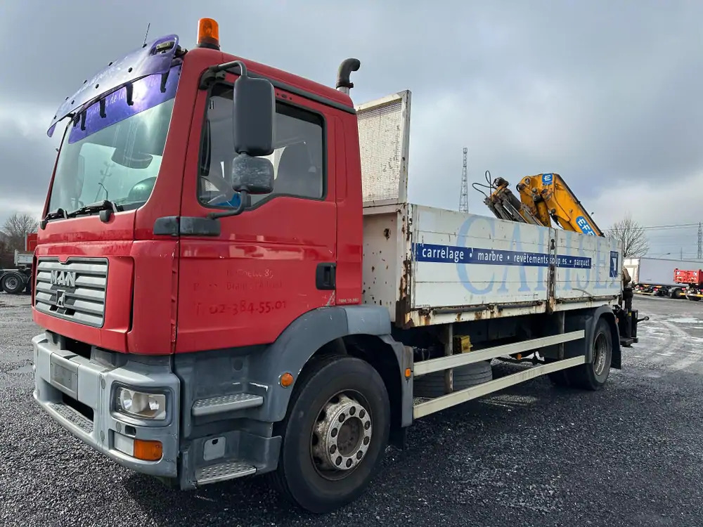 MAN TGM 18.280 *202000 km*Grue EFFER type 120 3 S*PREMIER PROPRIO - Crane truck, Dropside/ Flatbed truck: picture 2 MAN TGM 18.280 *202000 km*Grue EFFER type 120 3 S*PREMIER PROPRIO - Crane truck, Dropside/ Flatbed truck: picture 2