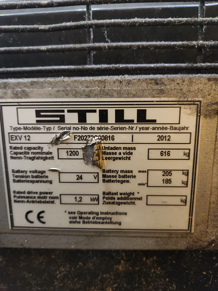 STILL EXV12 - Stacker: picture 4 STILL EXV12 - Stacker: picture 4