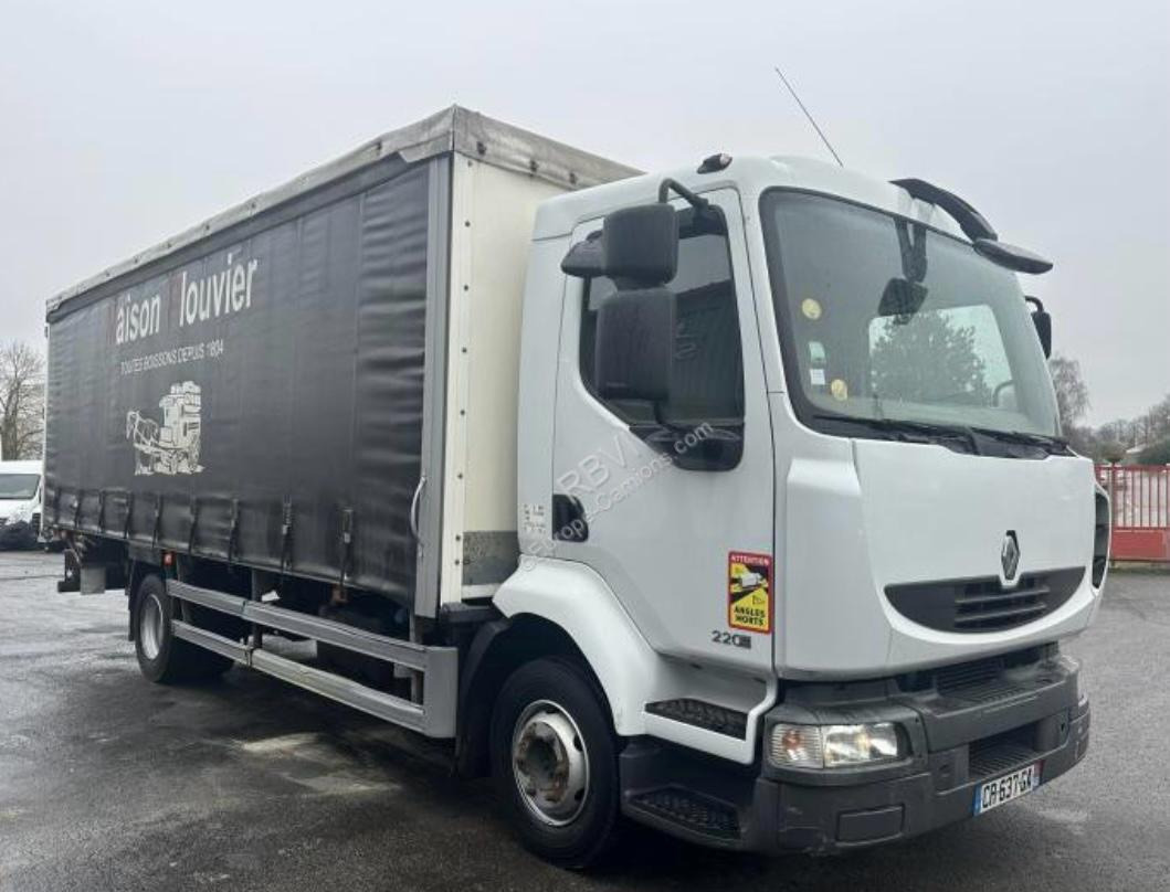 RENAULT MIDLUM 12.220 - Curtain side truck: picture 2 RENAULT MIDLUM 12.220 - Curtain side truck: picture 2