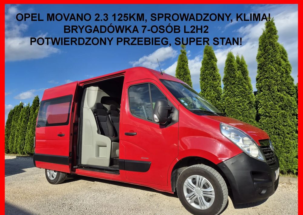 Opel Movano 2.3 125KM L2H2 Dubel Kabina - Crew cab van: picture 1 Opel Movano 2.3 125KM L2H2 Dubel Kabina - Crew cab van: picture 1