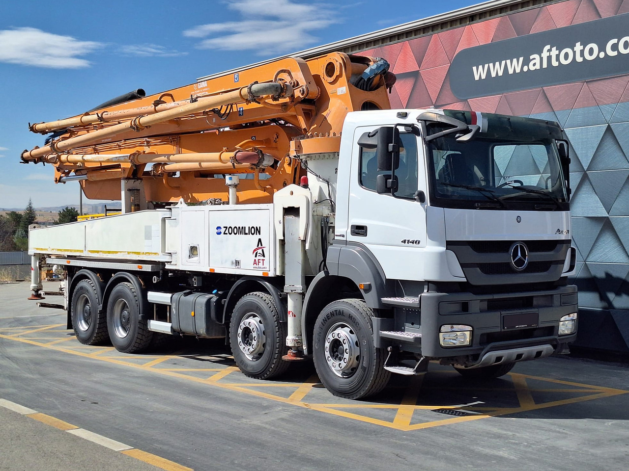 MERCEDES-BENZ AXOR 4140 ZOOMLION 43X-5RZ - Concrete pump truck: picture 3 MERCEDES-BENZ AXOR 4140 ZOOMLION 43X-5RZ - Concrete pump truck: picture 3