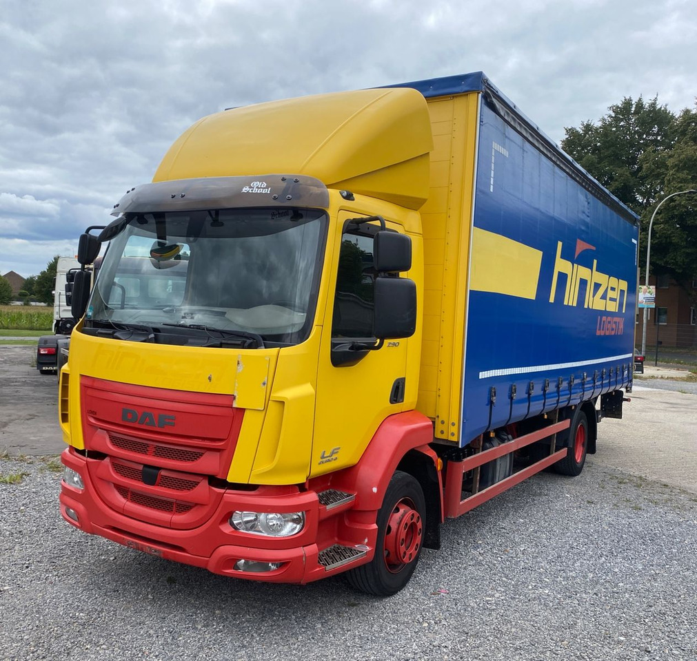 DAF LF 14.290 Pritsche mit LBW - Curtain side truck: picture 1 DAF LF 14.290 Pritsche mit LBW - Curtain side truck: picture 1