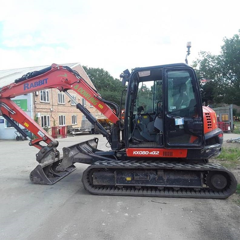 Kubota KX080-4a2 - Mini excavator: picture 2 Kubota KX080-4a2 - Mini excavator: picture 2
