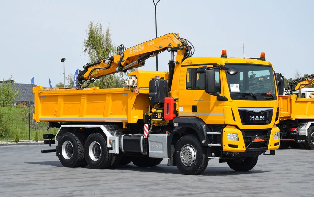MAN TGS 26.400 / 6x4 / EURO 6 / UDT / HDS FASSI 165 / WYSUW x3 / ROTATOR / CHWYTAK / STEROWANIE RADIOWE / WZMOCNIONA RAMA / WYWROTKA / HYDROBURTA / AUTOMAT / 2017 / NOWE OPONY - 100% / NISKI PRZEBIEG - Tipper, Crane truck: picture 3 MAN TGS 26.400 / 6x4 / EURO 6 / UDT / HDS FASSI 165 / WYSUW x3 / ROTATOR / CHWYTAK / STEROWANIE RADIOWE / WZMOCNIONA RAMA / WYWROTKA / HYDROBURTA / AUTOMAT / 2017 / NOWE OPONY - 100% / NISKI PRZEBIEG - Tipper, Crane truck: picture 3