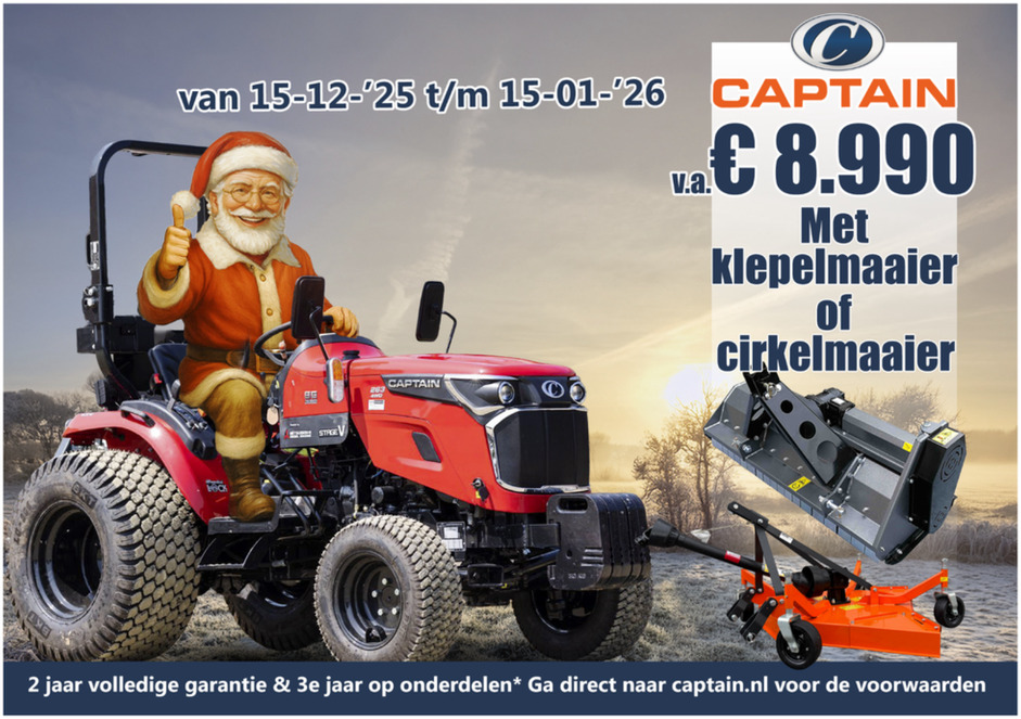 Feiertagaktion Captain Kleintraktoren mit kostenlosem Mäher - Compact tractor: picture 1 Feiertagaktion Captain Kleintraktoren mit kostenlosem Mäher - Compact tractor: picture 1