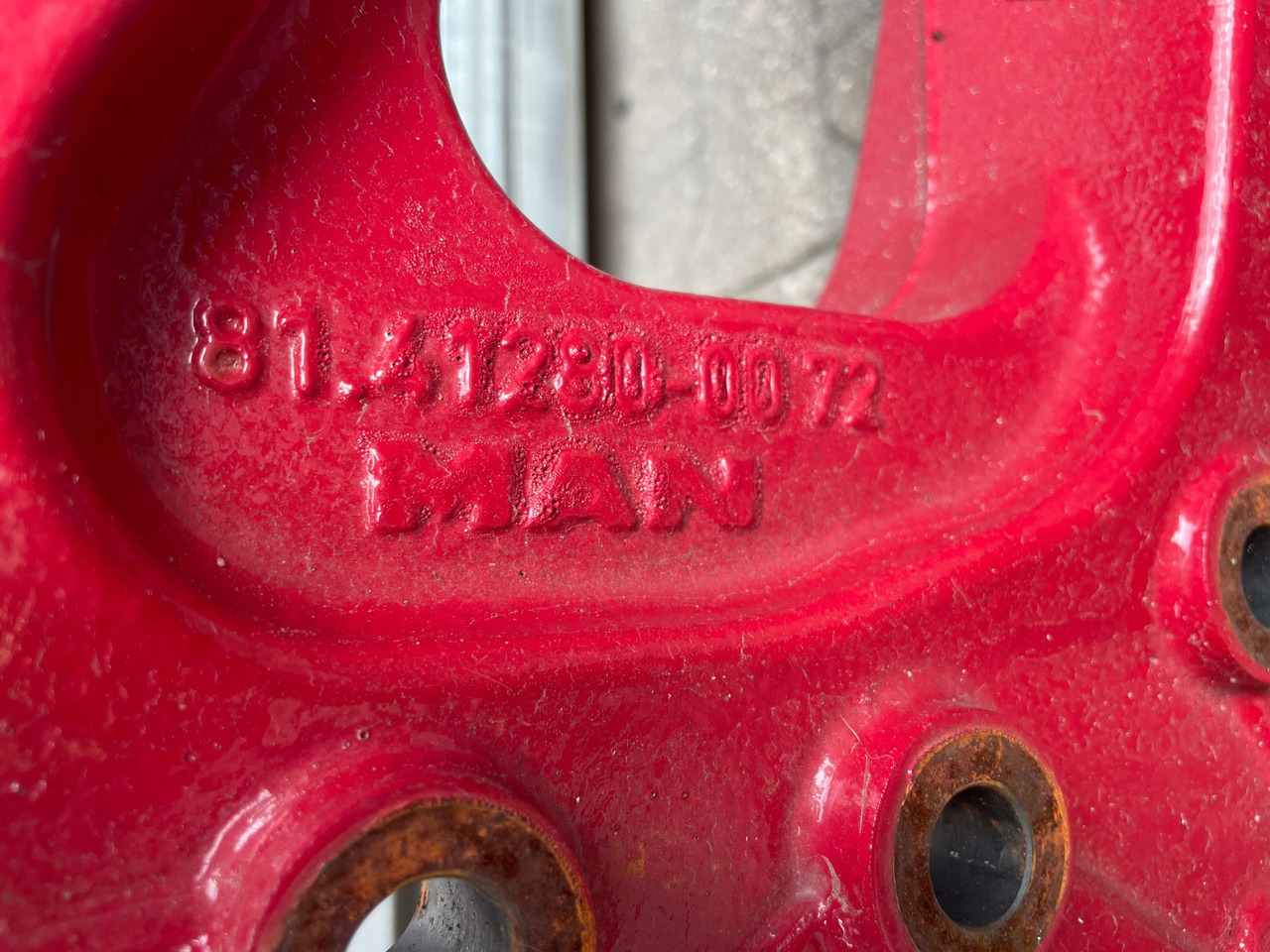 BELKA ZDERZAKA ZDERZAK MAN TGX TGS BUDOWLANY 81412800072 - Bumper for Truck: picture 4 BELKA ZDERZAKA ZDERZAK MAN TGX TGS BUDOWLANY 81412800072 - Bumper for Truck: picture 4