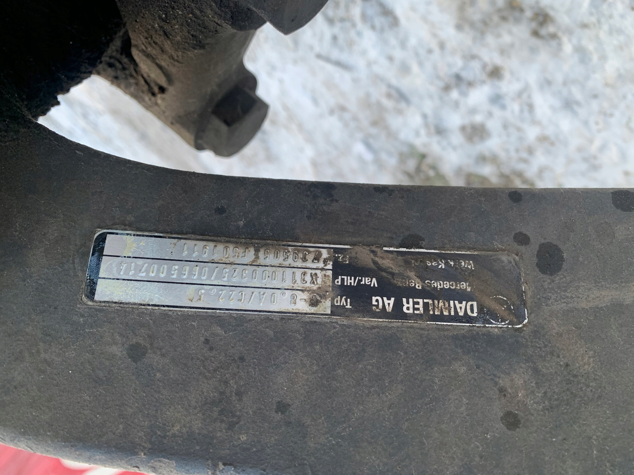 OŚ PRZEDNIA MERCEDES ACTROS MP4 ANTOS F-8.0/C22.5 - Front axle for Truck: picture 2 OŚ PRZEDNIA MERCEDES ACTROS MP4 ANTOS F-8.0/C22.5 - Front axle for Truck: picture 2