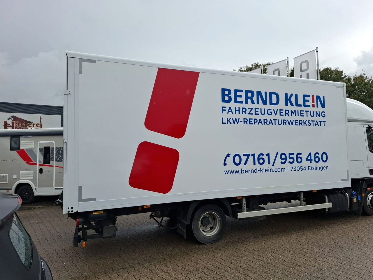 Iveco ML80-210, FFH, Koffer, LBW, Luft, - Closed box van: picture 2 Iveco ML80-210, FFH, Koffer, LBW, Luft, - Closed box van: picture 2
