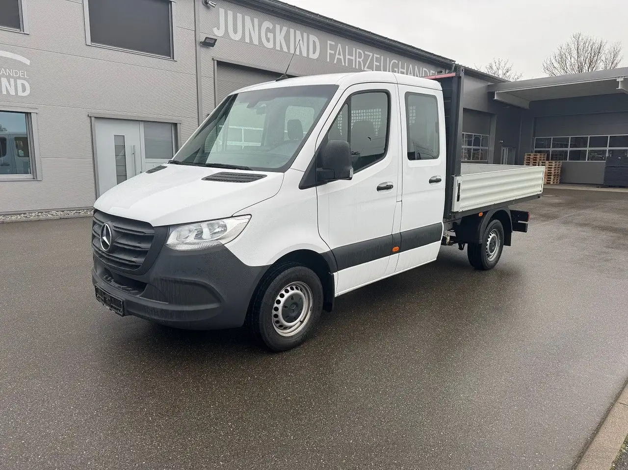 Mercedes-Benz Sprinter 314 CDI Lang DoKa Pritsche Klima AHK - Open body delivery van, Crew cab van: picture 1 Mercedes-Benz Sprinter 314 CDI Lang DoKa Pritsche Klima AHK - Open body delivery van, Crew cab van: picture 1