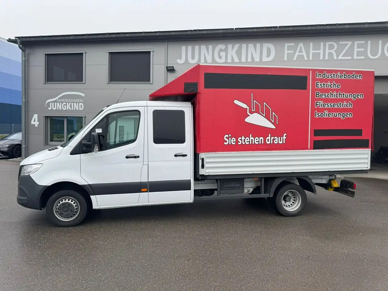 Mercedes-Benz Sprinter 516 CDI DoKa Maxi Lang AHK 3,5t Klima - Curtain side van, Crew cab van: picture 1 Mercedes-Benz Sprinter 516 CDI DoKa Maxi Lang AHK 3,5t Klima - Curtain side van, Crew cab van: picture 1