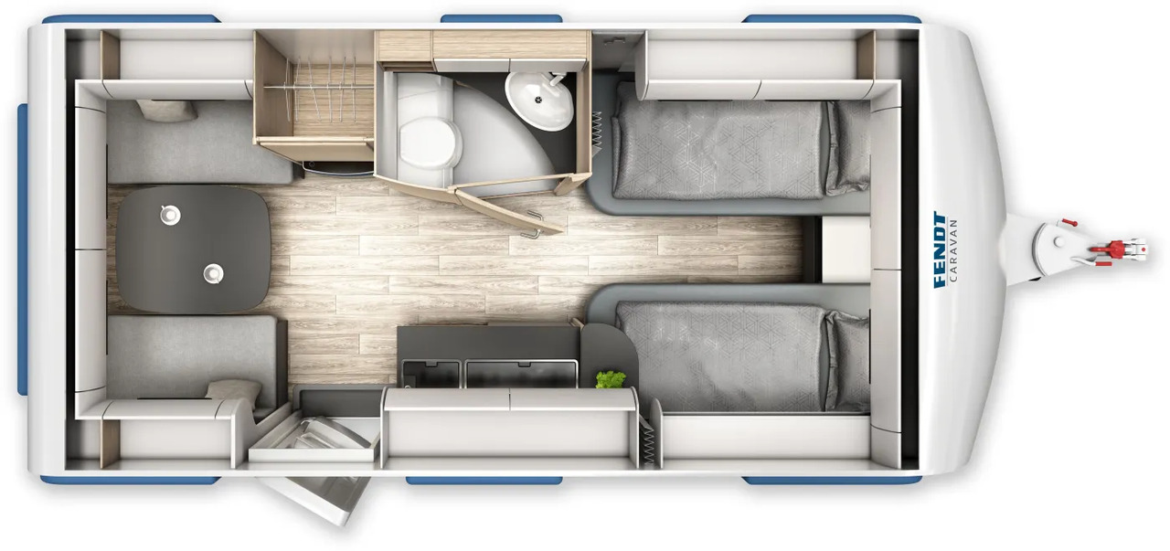 Fendt Apero 465 TG GFK, Dusche, 1.800 KG - Caravan: picture 2 Fendt Apero 465 TG GFK, Dusche, 1.800 KG - Caravan: picture 2