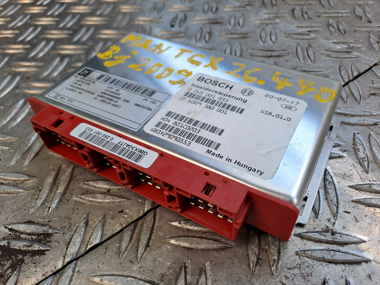 Gebrauchtes MAN TGX 26.440 Steuergerät Intarder, Artikel - Nr.: 81.25810 - 6023 - ECU for Truck: picture 1 Gebrauchtes MAN TGX 26.440 Steuergerät Intarder, Artikel - Nr.: 81.25810 - 6023 - ECU for Truck: picture 1